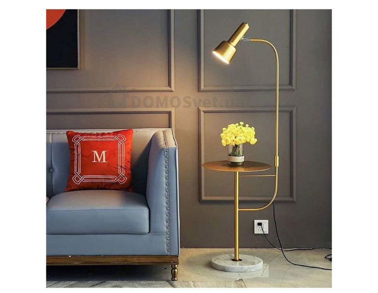 Торшер с мрамором