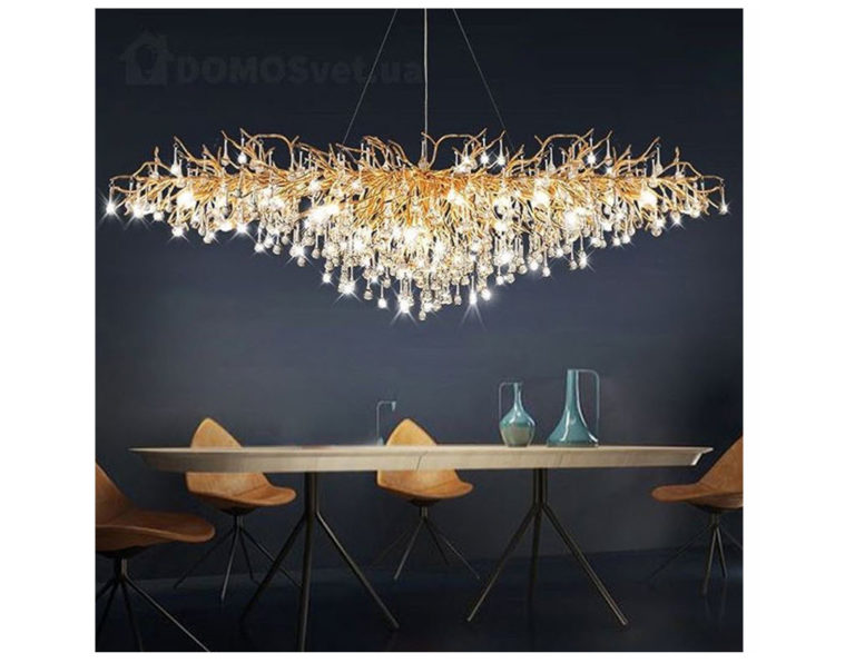 Люстры золото и серебро